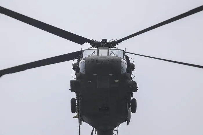 uh-60黑鹰，直升机，飞行，飞行，空中，武装部队，航空，天空