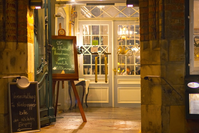 地板、地板、木材、硬木、吕贝克、入口、餐厅、mediveal city