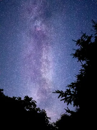 银河系高曝光摄影