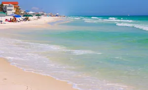 海岸线、海滩、热带、海洋、夏季、度假、水、沙滩