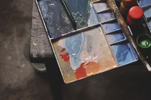 艺术材料、工艺美术、特写