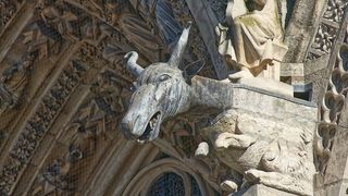 雕塑、艺术、雕塑、法国兰斯纪尧姆-德-马绍尔街3号、考古学、羚羊