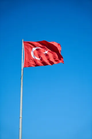 国旗，土耳其，红，白，风，土耳其，土耳其国旗，月亮和星星