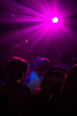 人, 里面, 房间, 粉红色, 迪斯科灯, 派对, 气氛, 灯光