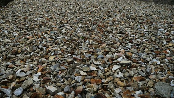 砾石, 砂砾, 镇流器, 金属, 路, 石头, 卵石