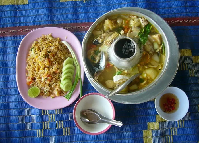 Tom yam plabuek，泰国美食
