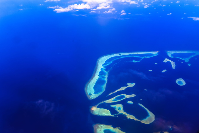 岛屿航空摄影