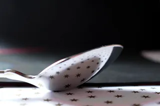 特写摄影, 灰色, 不锈钢, 钢勺, 背景, 静物, 关闭, 模糊