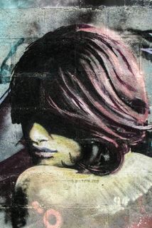 女人，脸墙艺术，塞浦路斯，拉纳卡，涂鸦，墙，油漆，城市