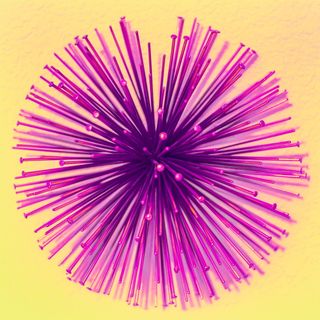 紫色爆裂数字壁纸