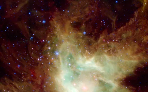 银河系，ngc 2264，暗星云，锥形星云，星团，圣诞树sternhaufen，弥漫雾，独角兽星座