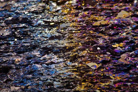 紫色、蓝色、碎片、矿物、岩石、纹理、石头、天然、岩石