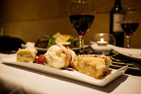 乌拉圭，colonia del sacramento，优雅，餐厅，食物，甜点，晚餐，甜点