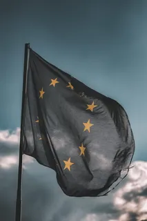 欧洲国旗特写摄影 欧洲国旗特写摄影