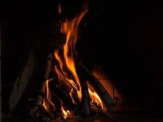 火，红色，黄色，香炉，火，红色，爆发，发光，热