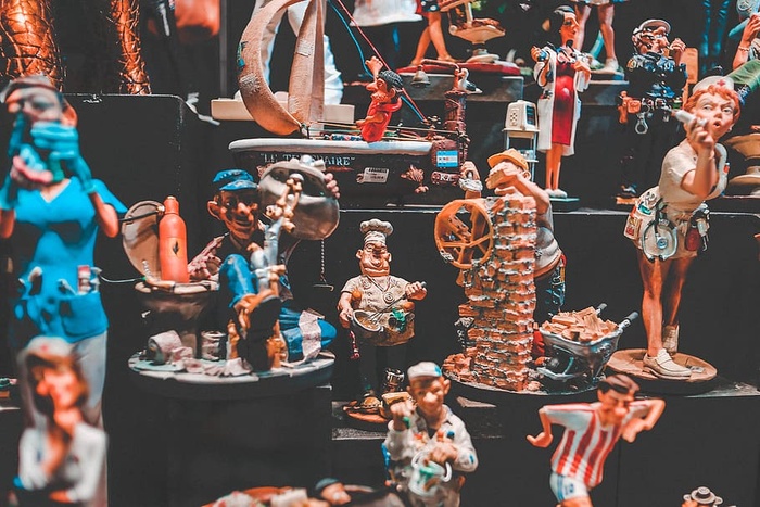 巴塞罗那，西班牙，城市，五颜六色，天空，风景，秋天，秋天