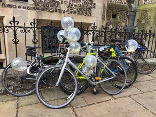 英国温彻斯特，温彻斯特大教堂学习中心，气球，庆祝，庆祝，*，旅行