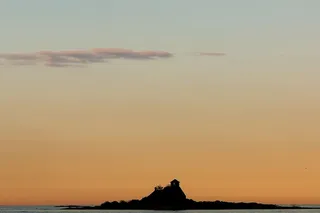 剪影，房子，山顶，山，风景，摄影，近景，身体