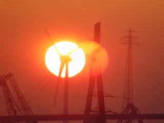 汉堡哈芬、橙色、极简主义、海港、海港大桥、日落、城市、城市