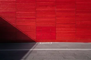 红色，墙，混凝土，城市，城市，建筑结构，白天，没有人