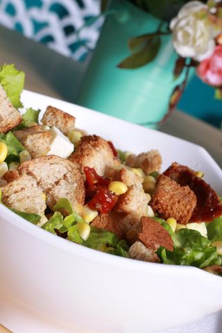 健康、沙拉、食品和饮料、食品、即食、新鲜、健康饮食、特写