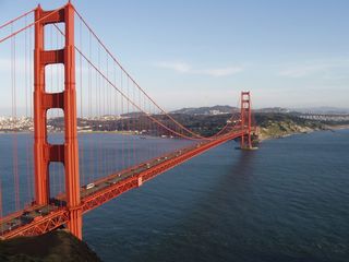 Bridge，Golden Gate，Gate，Towers，Tower，旧金山，bay，water，california