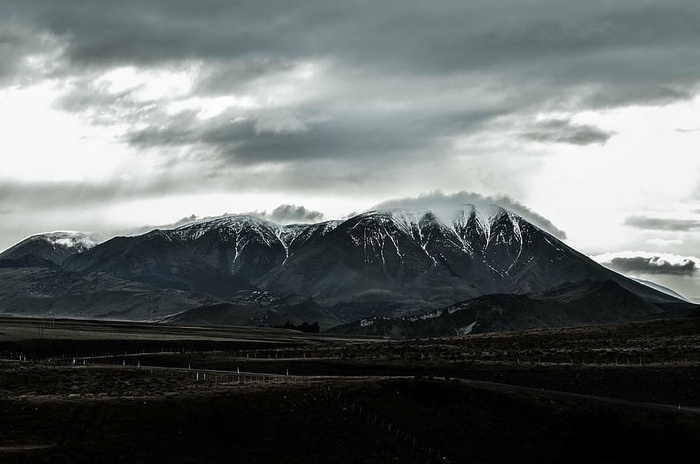 风景，冰，山，低，角度，照片，山，白色