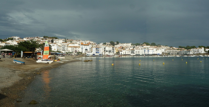 cadaques, 西班牙, 海边, 访问, 萨尔瓦多·达利, 水, 航海船只