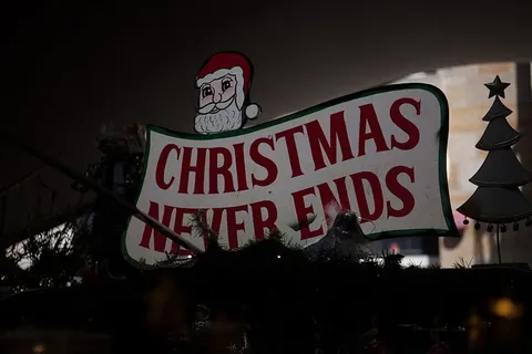 澳大利亚，岩石，岩石市场，节日，氛围，标志，圣诞老人，创意