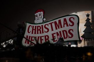 澳大利亚，岩石，岩石市场，节日，氛围，标志，圣诞老人，创意