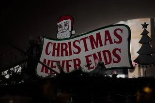 澳大利亚，岩石，岩石市场，节日，氛围，标志，圣诞老人，创意