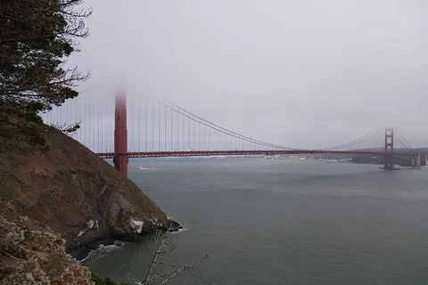 雾,雾,金门大桥,旧金山 雾,雾,金门大桥,旧金山
