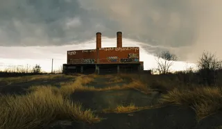 美国，沃思堡，晨曦公园，urbex，工业，建筑，荒凉，暴风雨