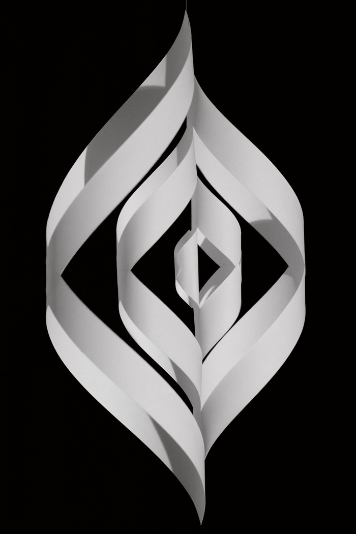 纸，纸人物，漩涡，补锅匠，艺术，符号，黑色背景，工作室快照