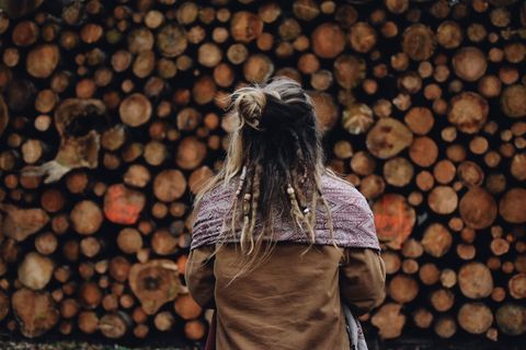 木材、人、人、木材、胶合板、头发、硬木、恐惧