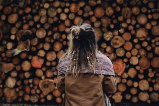 木材、人、人、木材、胶合板、头发、硬木、恐惧