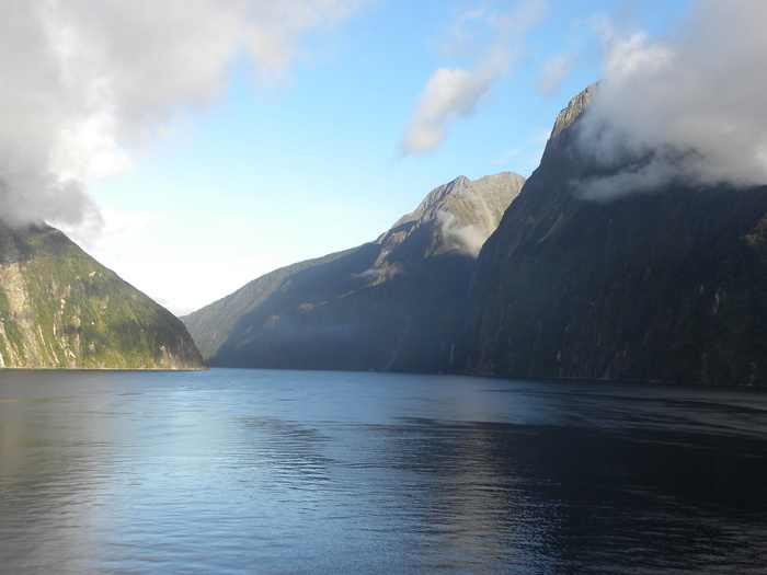 峡湾，峡湾，山地，风景，自然，新西兰，旅游