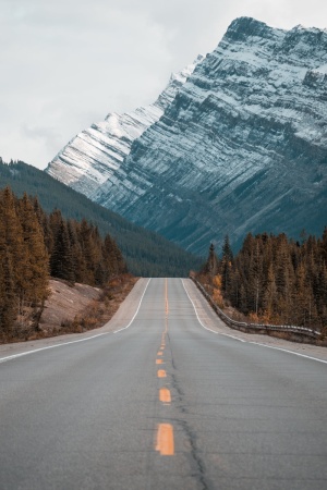 空旷，道路，内部，山脉，白天，自然，公路，旅行
