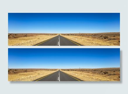 直道，道路，地块，蓝色，天空，白天，直道，道路之间