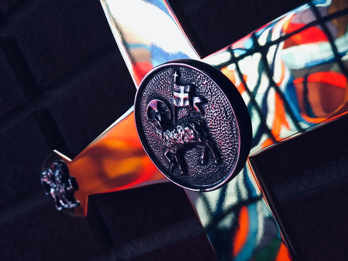 徽标、徽章、徽章、商标、艺术、现代艺术、奥古斯塔、我们的救赎路德教会