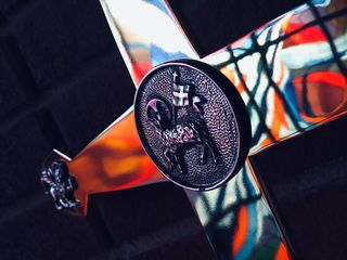 徽标、徽章、徽章、商标、艺术、现代艺术、奥古斯塔、我们的救赎路德教会