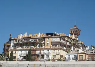 艾达·普埃布拉，西班牙，摩尔风格，太阳海岸，建筑外观，建筑，建筑结构，天空