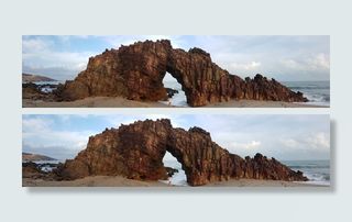 pedra furada，Jericoacora，巴西，ceara，rock-object，rock，sea，solid