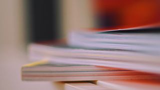 厚书的选择性聚焦照片