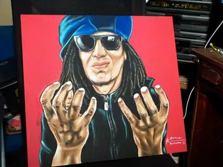 音乐、城市、说唱歌手、特戈·卡尔德隆、雷吉顿、波多黎各、拉丁美洲、正面视图