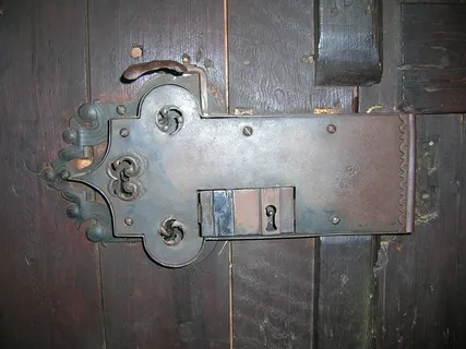 门锁,古董,金属城堡,钥匙孔,金属,门,入口,保护 门锁,古董,金属城堡,钥匙孔,金属,门,入口,保护