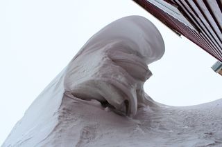 雪、雪堆、风、冬季、北极、斯瓦尔巴特群岛、挪威、霜冻