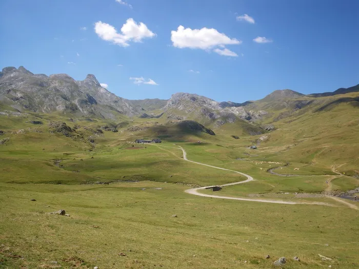 比利牛斯山脉，风景，自然，山脉，风景，夏天，户外，草地