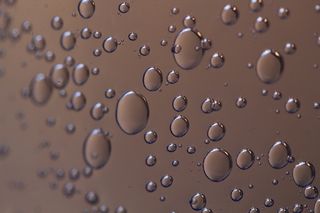 气泡、空气、吹、水、氧气、脂肪、反射、宏观