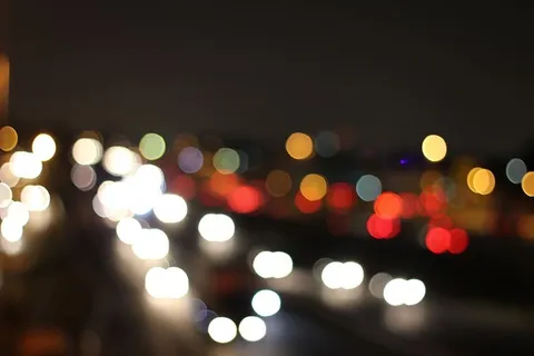 黑暗、夜晚、波基、灯光、照明、散焦、圆形、几何形状 黑暗、夜晚、波基、灯光、照明、散焦、圆形、几何形状